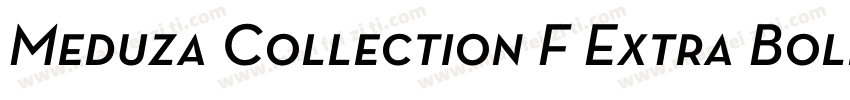 Meduza Collection F Extra Bold 斜体文本字体转换